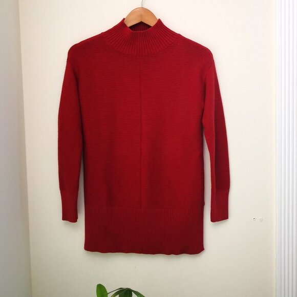 Talbots Cotton Rayon Blend Sweater Red Size XS - Picture 1 of 5